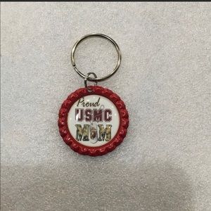 USMC Mom keychain